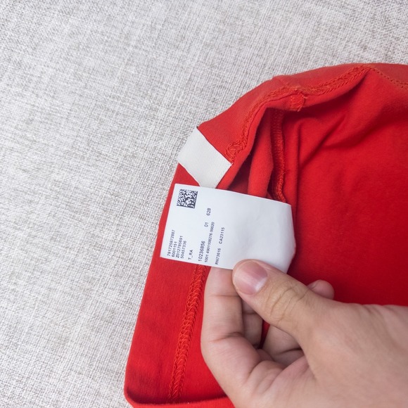 BOSS x Russell Athletic BOSS ATHLETIC Red Logo T-Shirt Mens XL - Picture 14 of 14